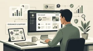 Customer support record keeping for a casino account issue