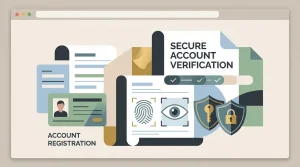 Illustration of Great Slots account registration and verification