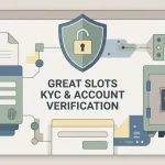 Illustration of Great Slots KYC and account verification