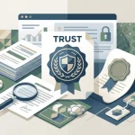 Unbranded illustration of account terms and secure support records